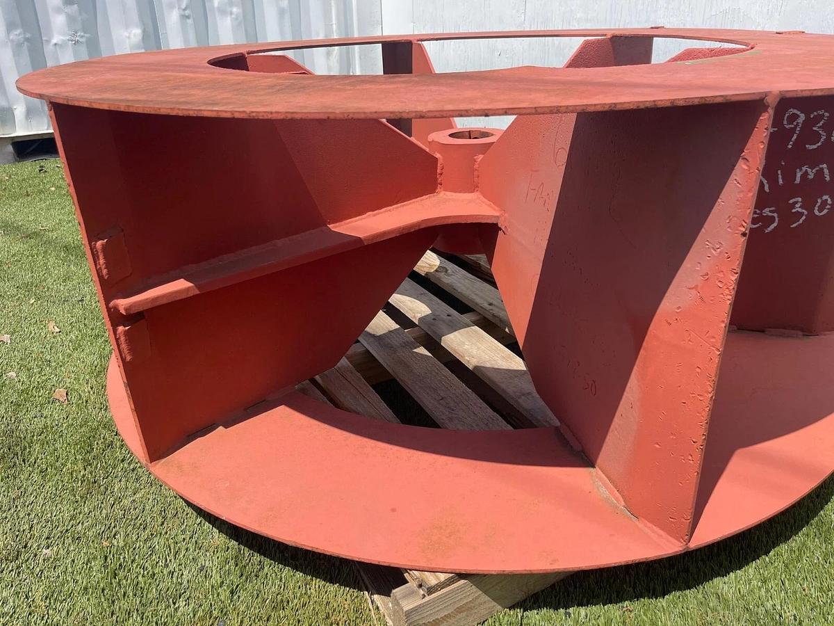 Used New York Blower Company Ser 30GI Fan Impeller, 574 RIM, Blade W: 20” D: 58"
