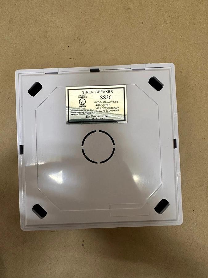 Used ELK ELK-SS36 Two Tone Siren Surface Mount *NEW*