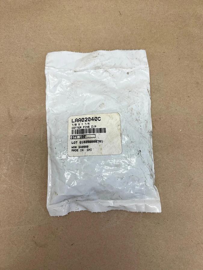 Used LAA02040C 1/8 x 1-1/4 Cotter Pin (100 Pcs.)
