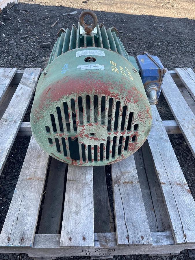 Used Toshiba International B0304FLF3BMHJ 30HP, 1770RPM, 460V 3Ph 60Hz Induction Motor
