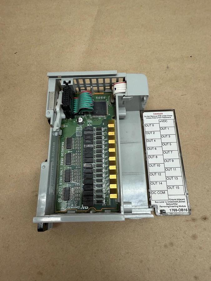 Used Allen-Bradley 1769-OB16 B Compact I/O 16 PT 20.4-26.4 VDC Sourcing Output Module