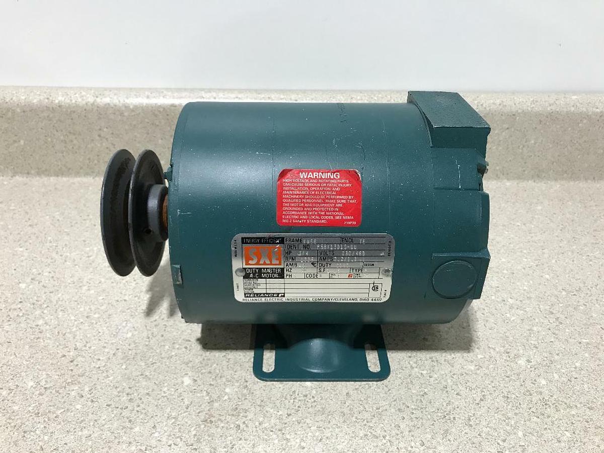 Used Reliance Electric C56S3002P S.2000 Duty Master A-C Motor, Type CS, 1PH