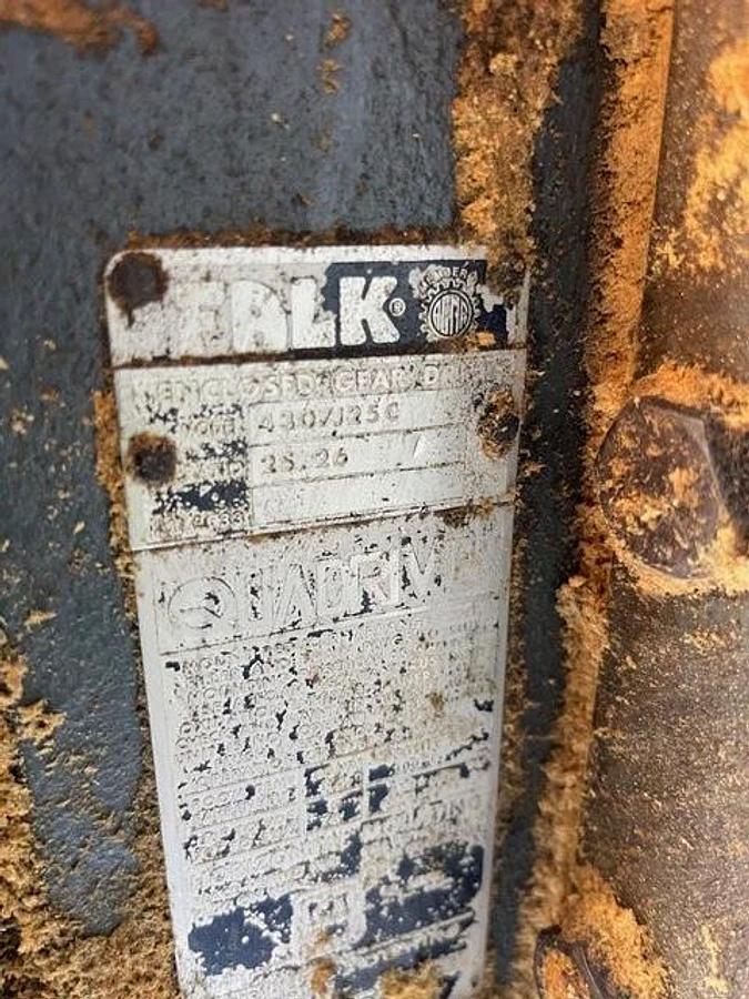 Used Clarke's FDR-ER30X40-90-655 Rotary Airlock Feeder, Toshiba 10HP Motor - TESTED