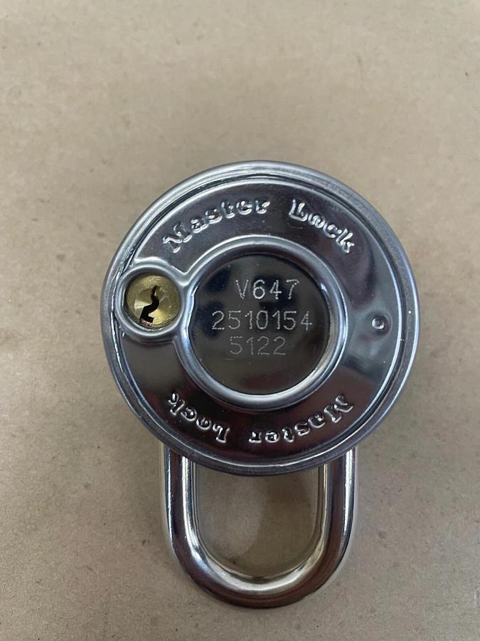 Used MasterLock V647 Combination Padlock - Lot of 2