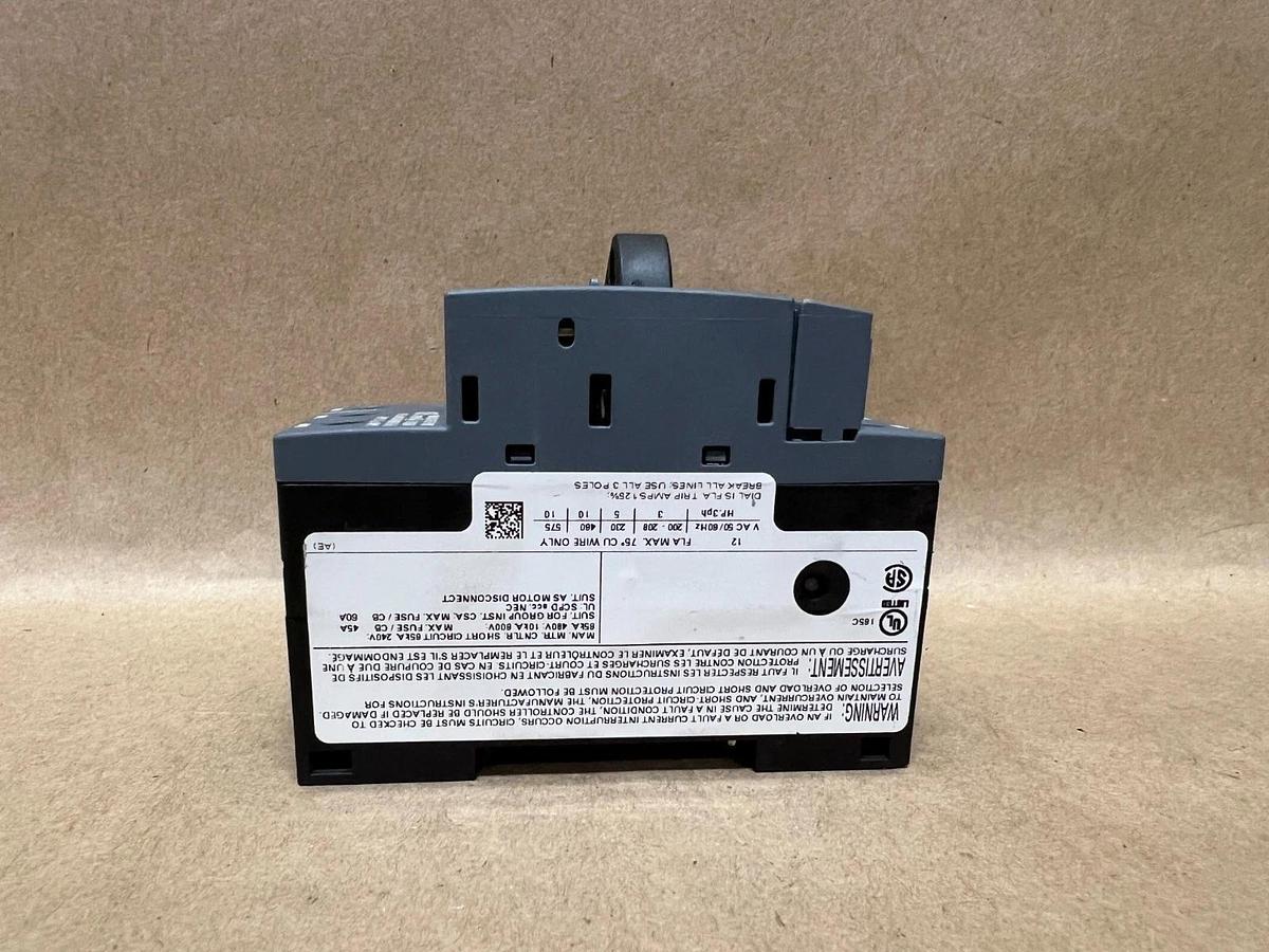 Used Siemens 3RV1011-1KA10 (36Q1) SIRIUS Class 10 Circuit Breaker