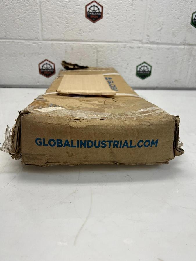 Used Global Industrial 293181 21” Replacement Roller, 1.9” dia Galvanized Steel (3)