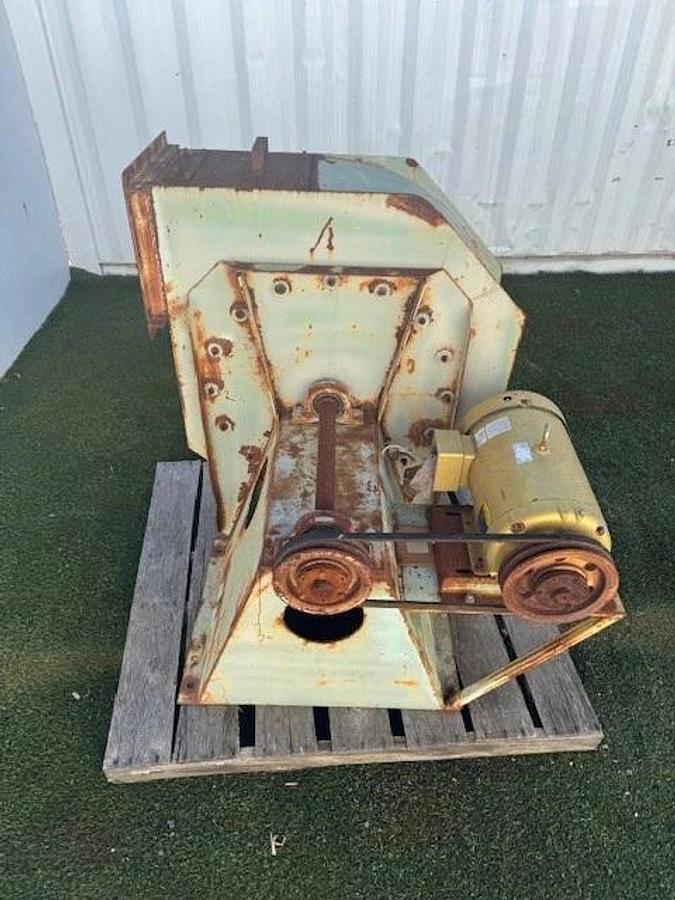 Used American Fan Co IE-13-MH, CCW Top Horizontal, Baldor 10Hp Motor @ 1770RPM, 575V