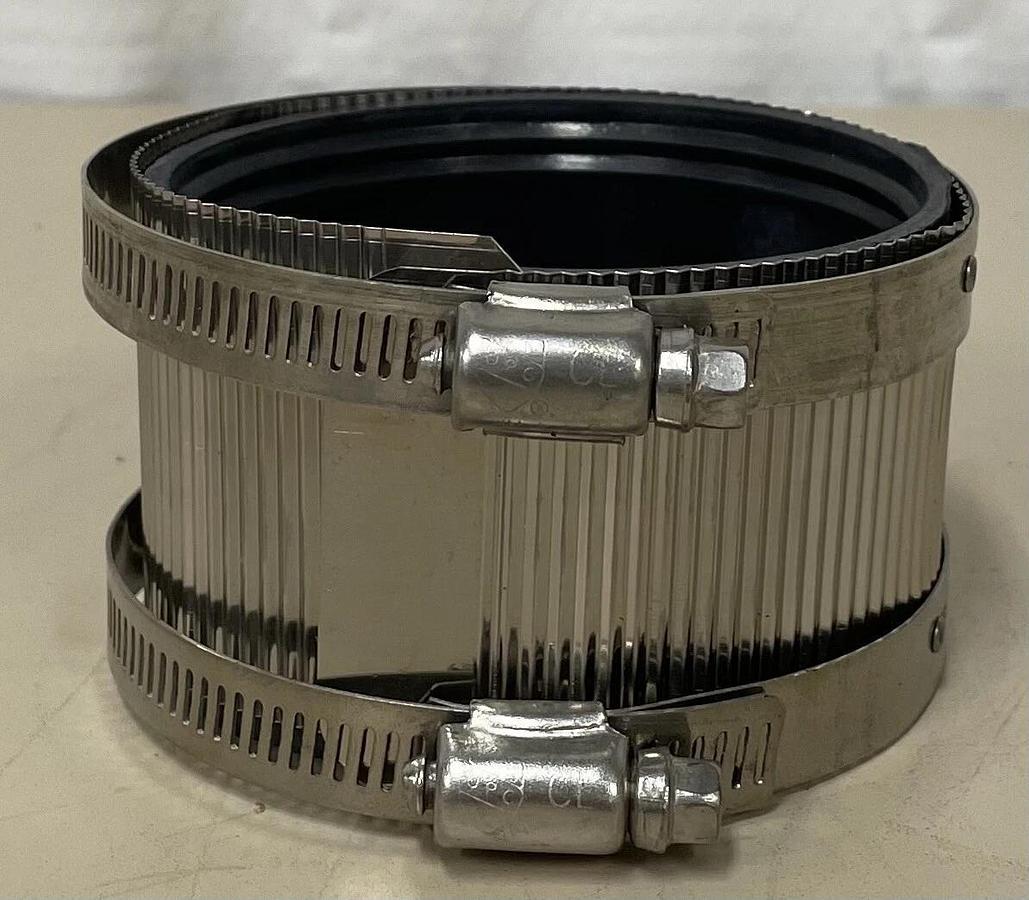 Used UPC 3” No Hub Coupling 77853