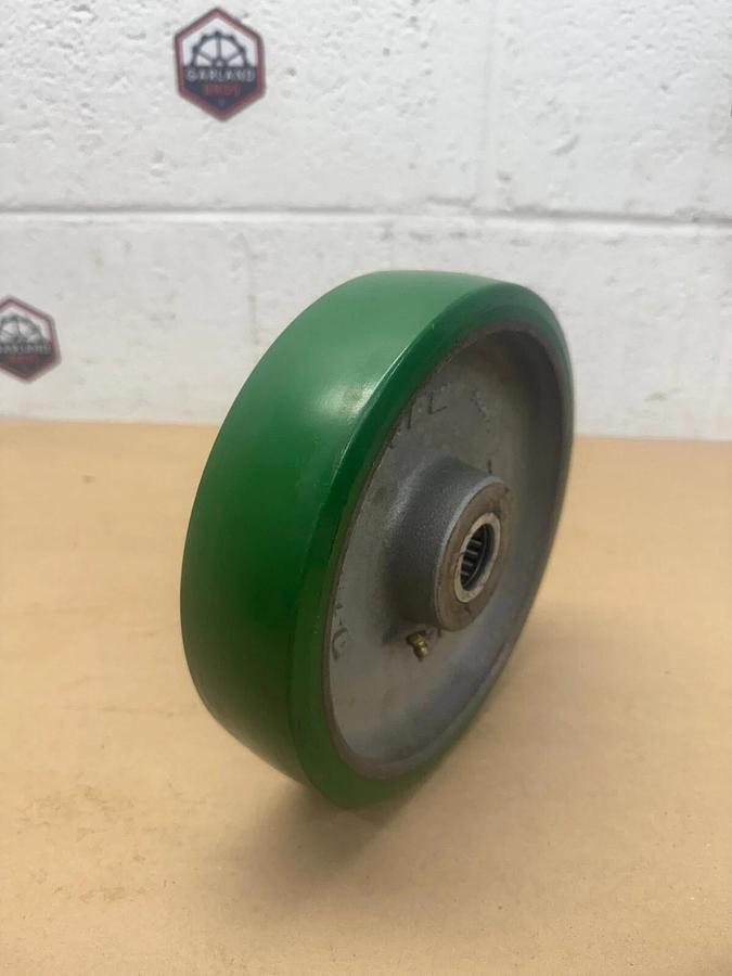 Used Hamilton 040895 8”x 2” Duralast Polyurethane on Iron Wheels, 1500 Lbs Capacity