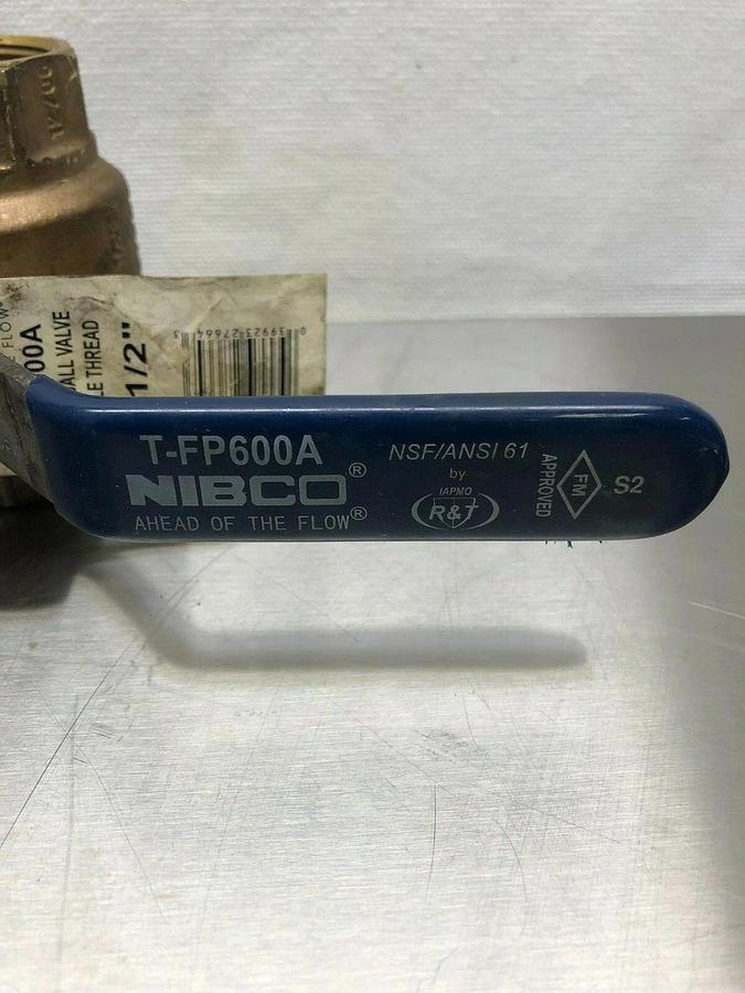 Nibco 1-1/2” Female Thread Brass Ball Valve T-FP600A