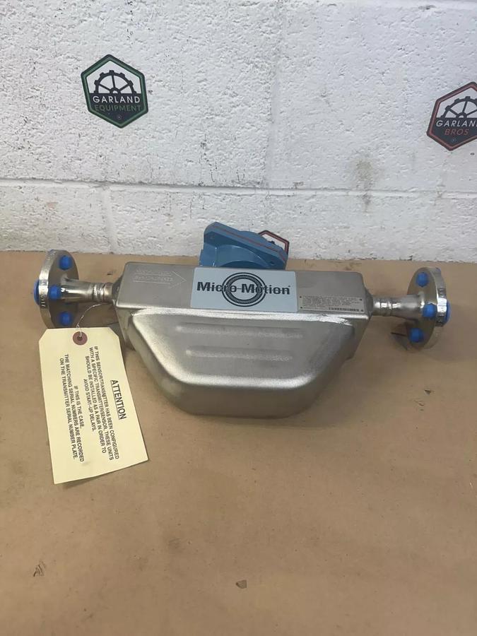 Used Micro Motion F025S113CRAUEZZZZ Mass Flow Sensor Coriolis Meter 316 SS D:1/2"Port