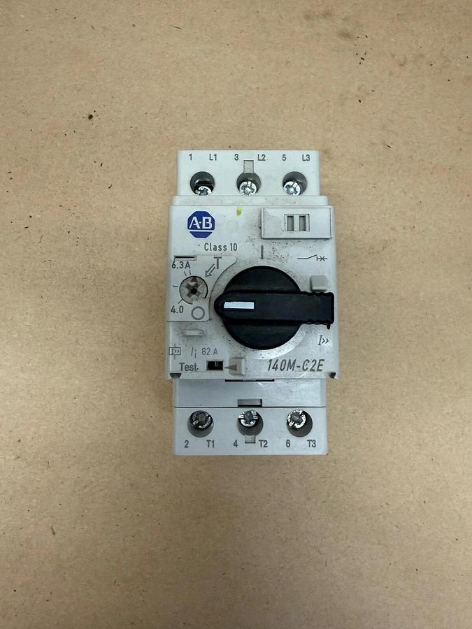 Used Allen-Bradley 140M-C2E-B63 Circuit Breaker, Series C