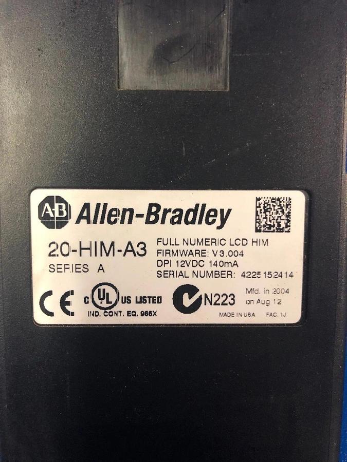 Used Allen-Bradley 20-HIM-3A Series A