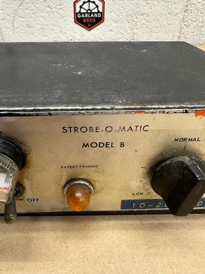 Used Strobe-O-Matic Model B Power Supply