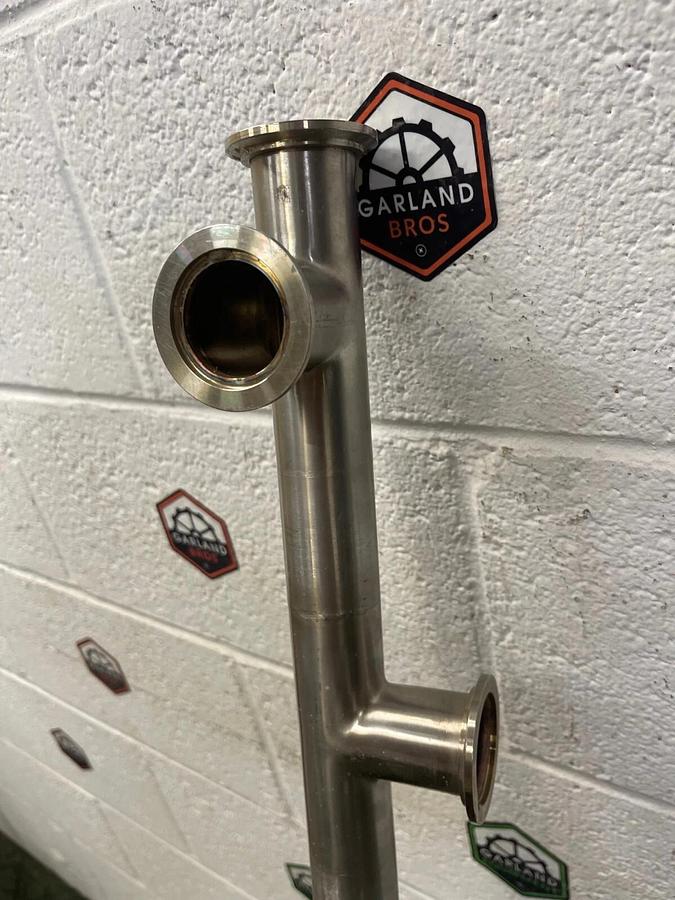 Used M Braun 304 Stainless Steel Sanitary Pipe w/KF40 Flange 8003788