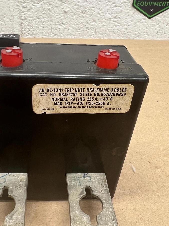 Used Westinghouse HKA3225T AB DE-ION Trip Unit