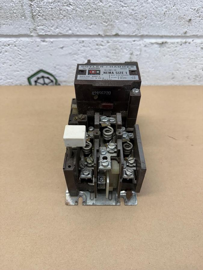 Used Cutler-Hammer A10CN0 NEMA Size 1 Starter, Series A1, 27A