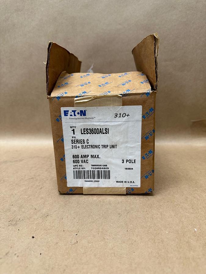 Used Eaton LES3600ALSI Ser C Electronic Trip Unit *NEW*