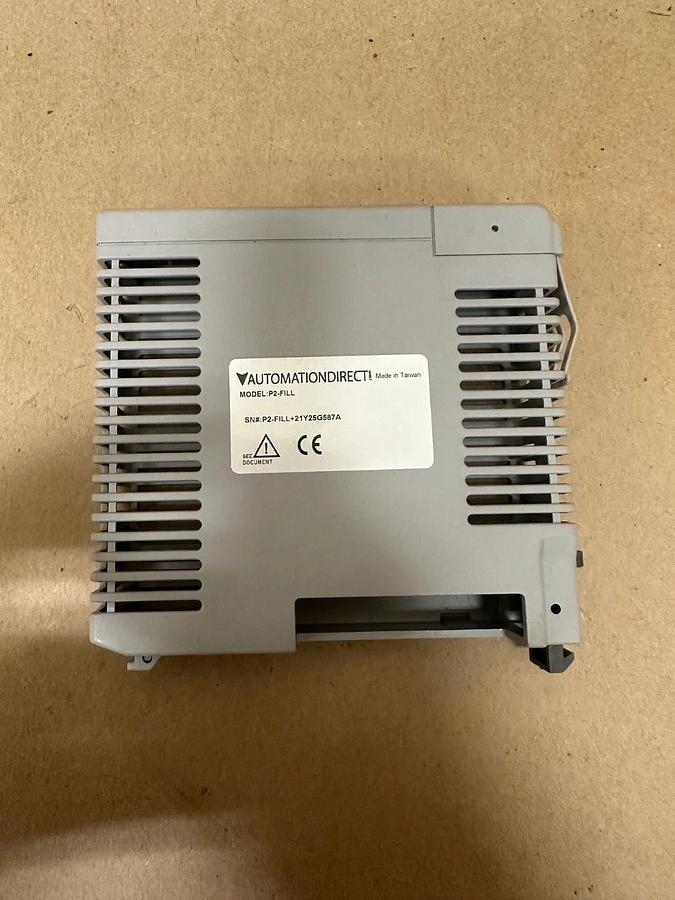 Used AutomationDirect P2-FILL Filler Module