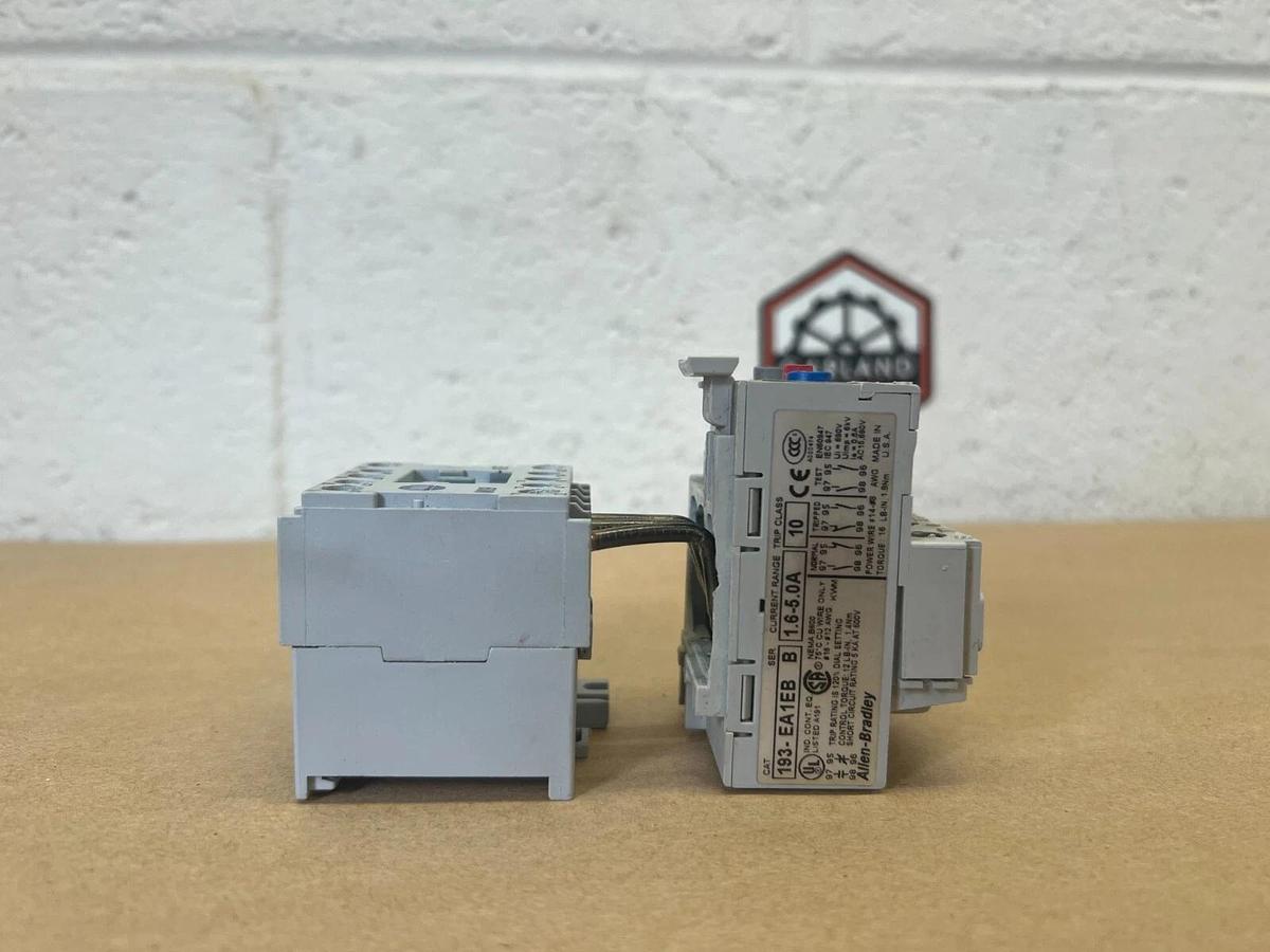 Used Allen Bradley 193-EA1EB/100-M09NZ*3 Overload Relay w/ Contactor