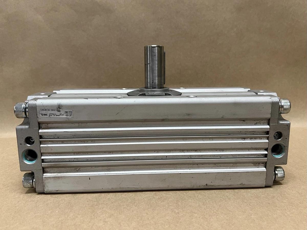 Used SMC CRA1BS100-180CZ Pneumatic Rotary Actuator