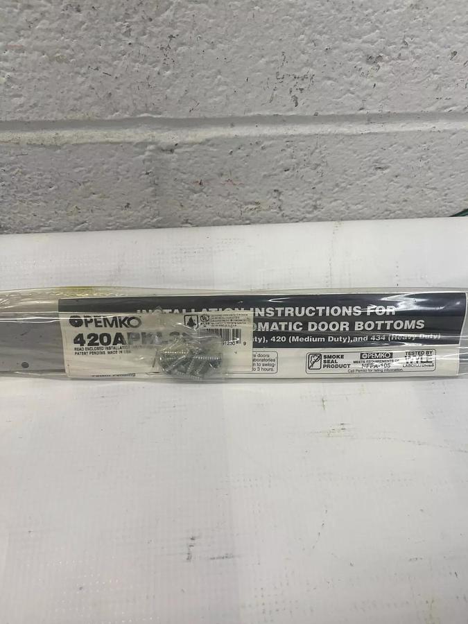 Used Pemko 420APKL36 Full Mortise Automatic Door Bottoms