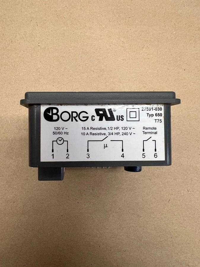 Used Borg Type 650 PLC Timer