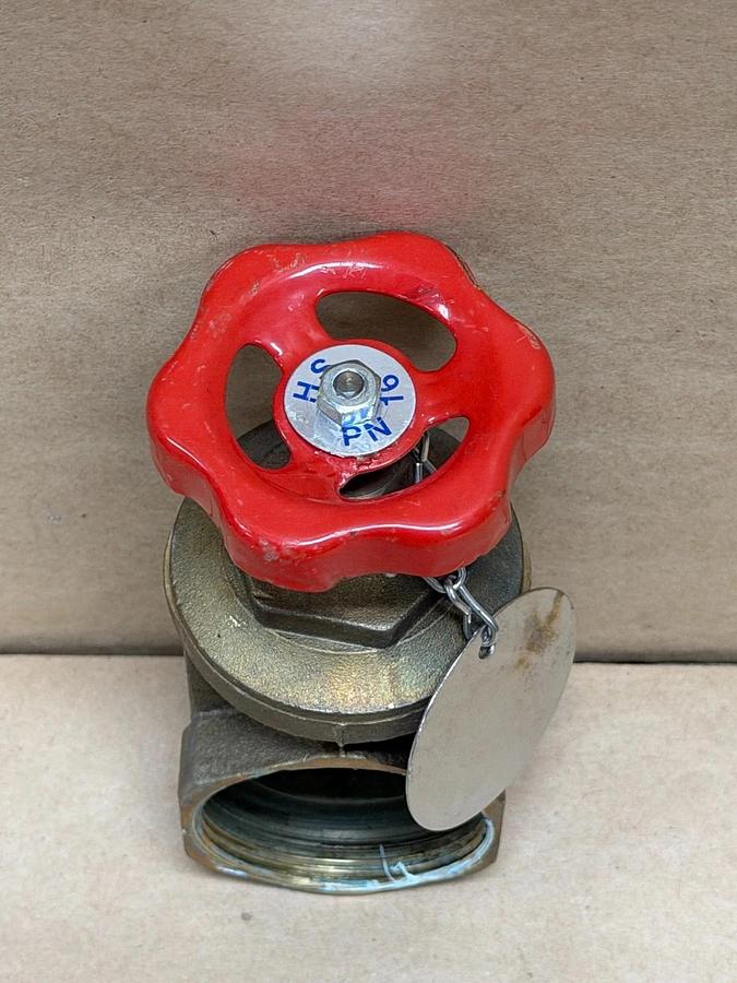 Used 2-Inch Brass PN16 Rising Stem Gate Valve