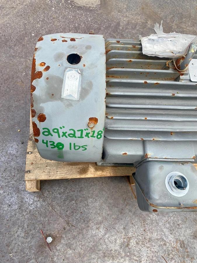 Used Toshiba Motor B0254FLF30M02 25Hp, 1755RPM, 575V, 3 Phase, 284T Frame