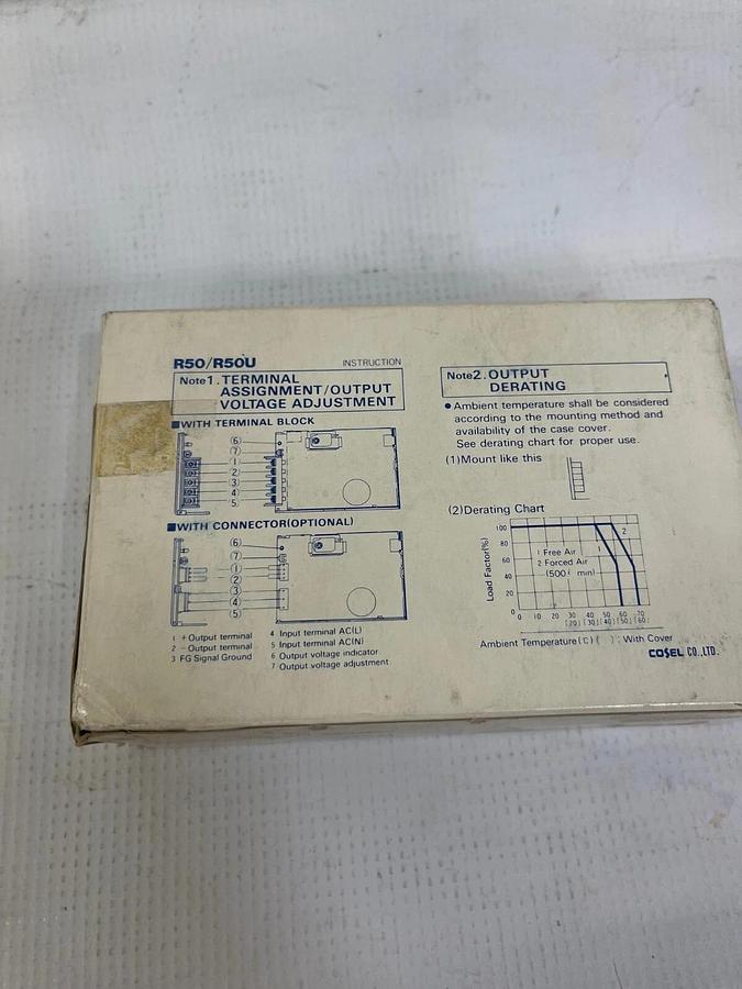 Used Cosel R50V-5 Switching Regulator R Series