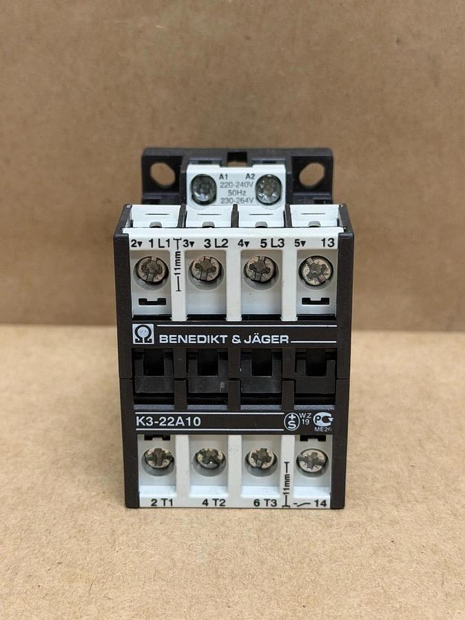 Used Benedikt & Jager K3-22A10 Contactor