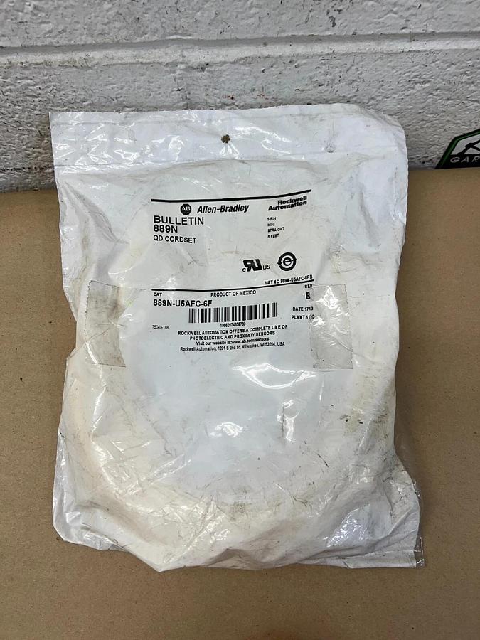 Allen Bradley 889N-U5AFC-6F Bulletin 889N QD Cordset, 6 feet