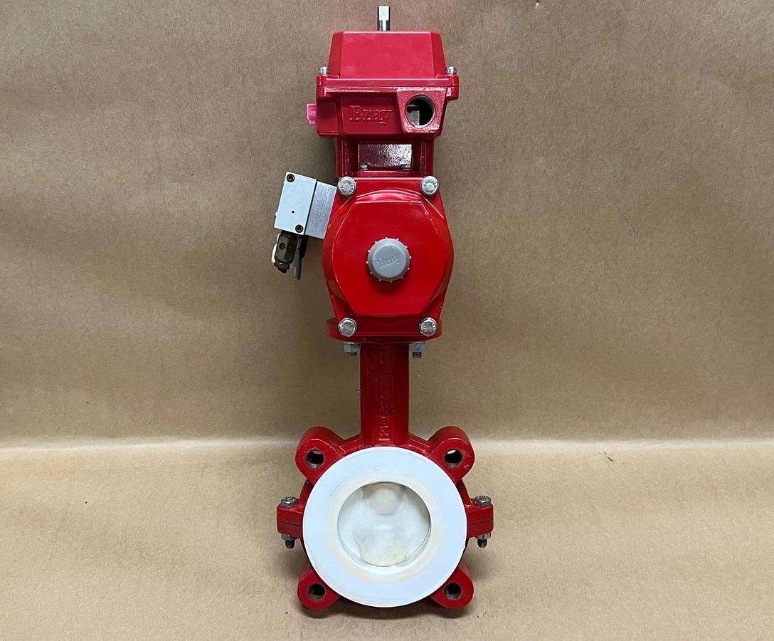 Used Bray Controls 90-0830-21320-015 Pneum Actuator, Limit Switch, Butterfly Valve