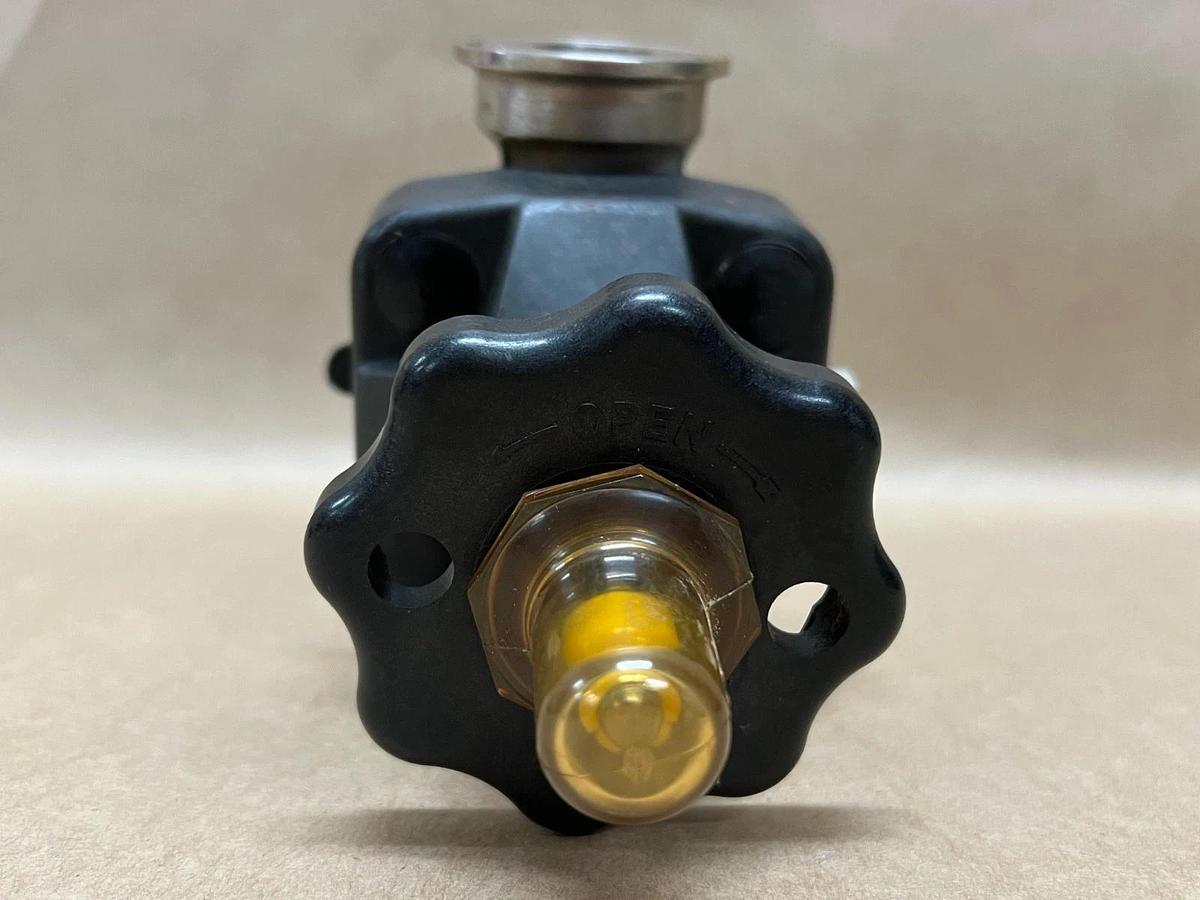 Used ITT 1-F-419-6-16-963S Pure-Flo, 1" Diaphragm Valve, 316L