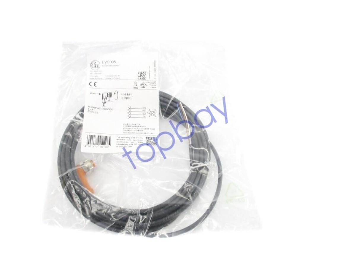 Used IFM EVC005 Ecomot 400, 5M Connection Unit - Lot of 2