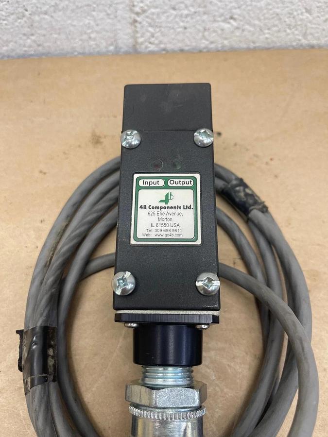 Used 4B Components Ltd. P8002V10FC Proximity Switch, Elite Speed Switch
