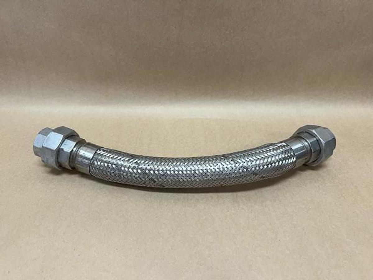 Used 19" Corrugated Braided Stainless Steel Hose