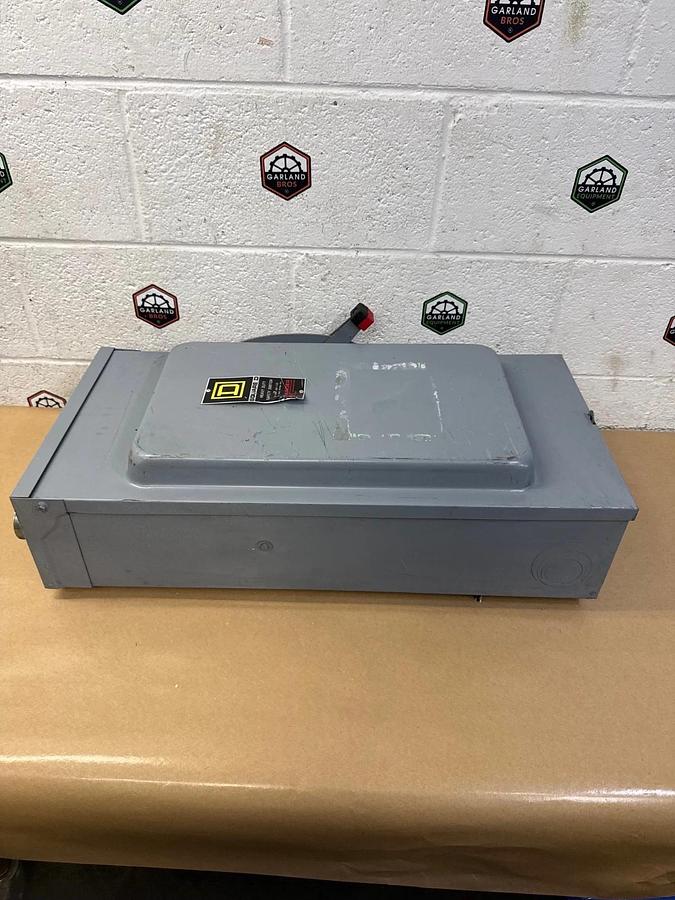 Used Square D HU-364-RB 200A Heavy Duty Safety Switch, 600V