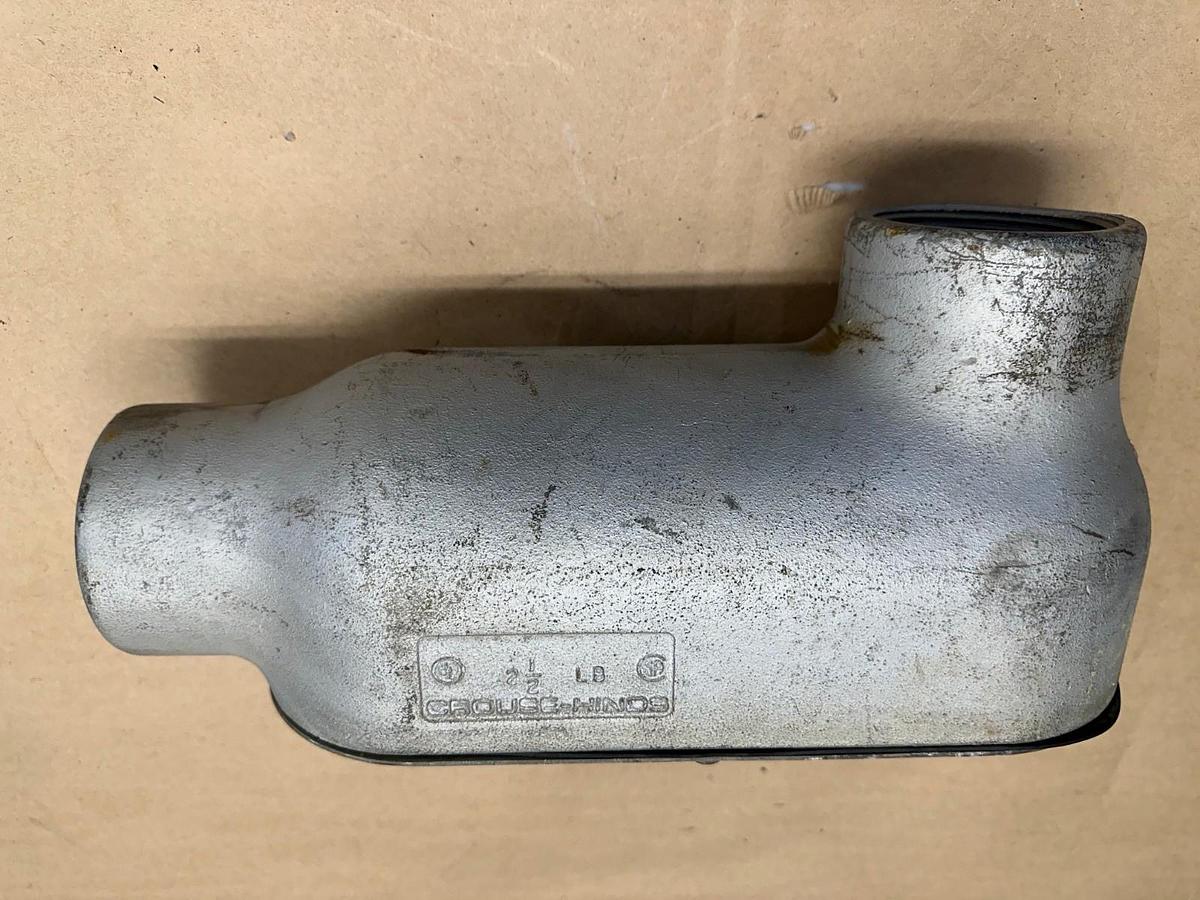 Used Crouse-Hinds LB 2-1/2” Conduit