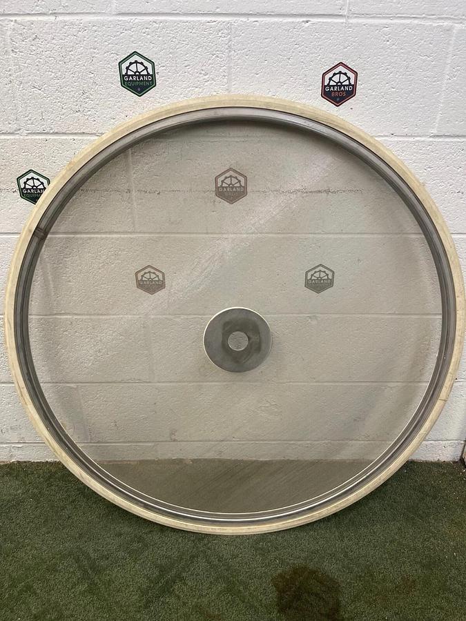 Used Stainless Steel 38 1/2” Mesh, Vibratory Screener, 38 microns, 1-3/4” Center Hole