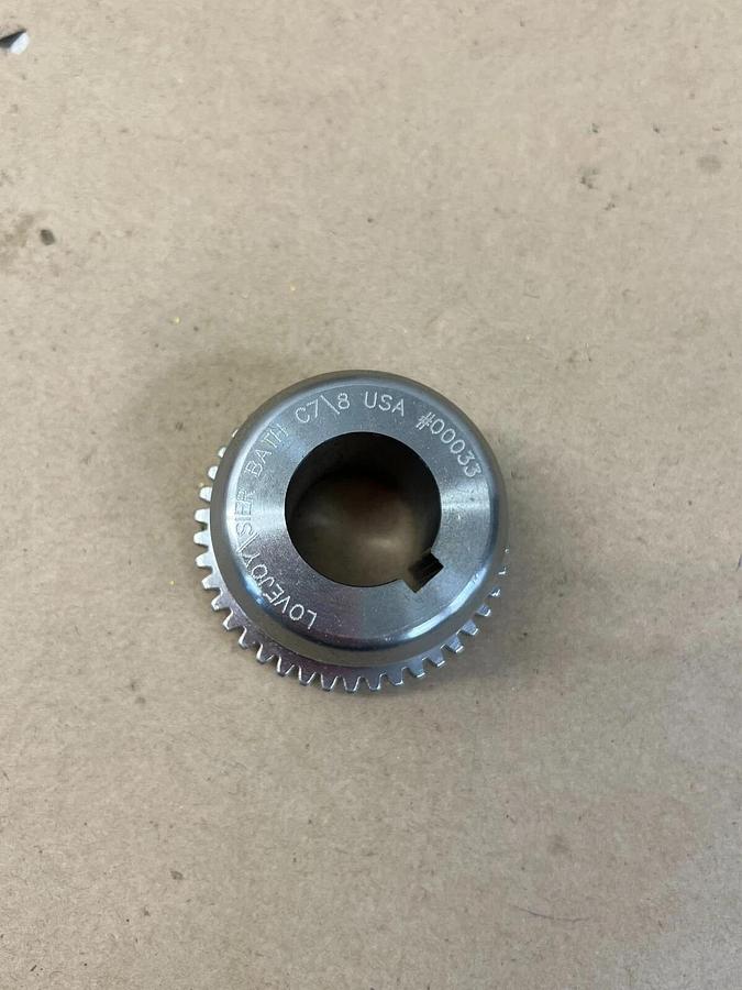 Used Lovejoy 69790400033 C 7/8 HUB 1” 1/4x1/8KW Rigid Coupling Hub