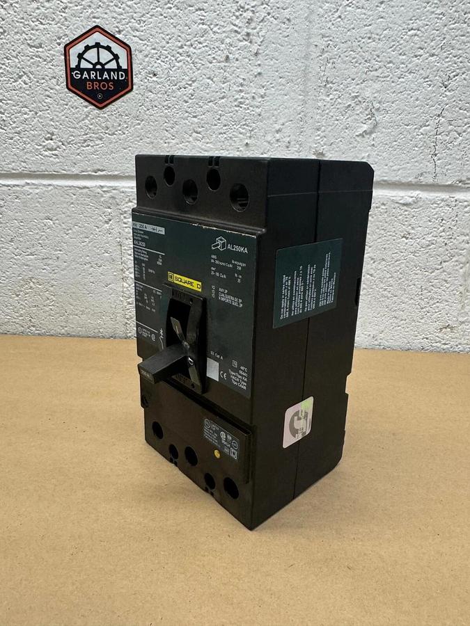 Used Square D KHL36250 Circuit Breaker, 250 A, 240-600V, 50/60Hz