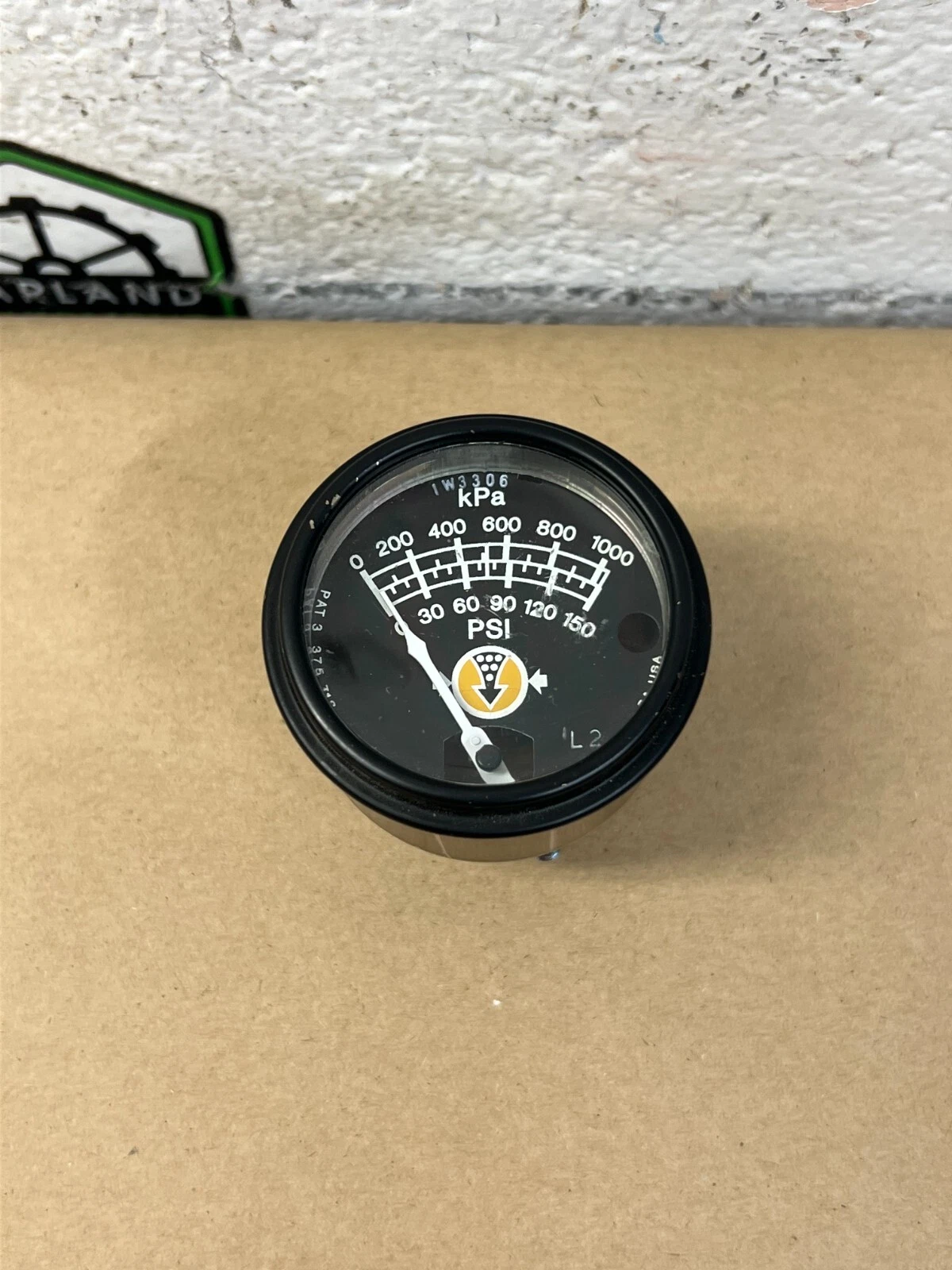 Used Murphy 375.718 0-150 PSI Pressure Gauge, 0-1000 kPa