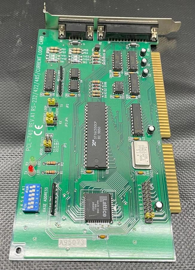 Used PCL-740 Current Loop Card RS-232/422/485 A95073