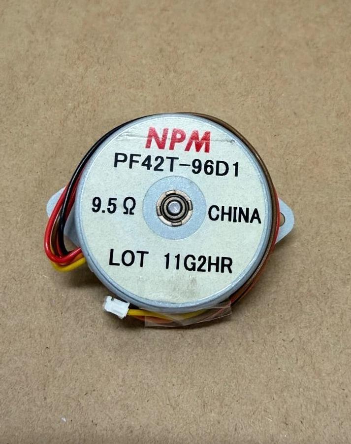 Used Nippon Pulse PF42T-96D1 Rotary Tin Can Stepper Motor