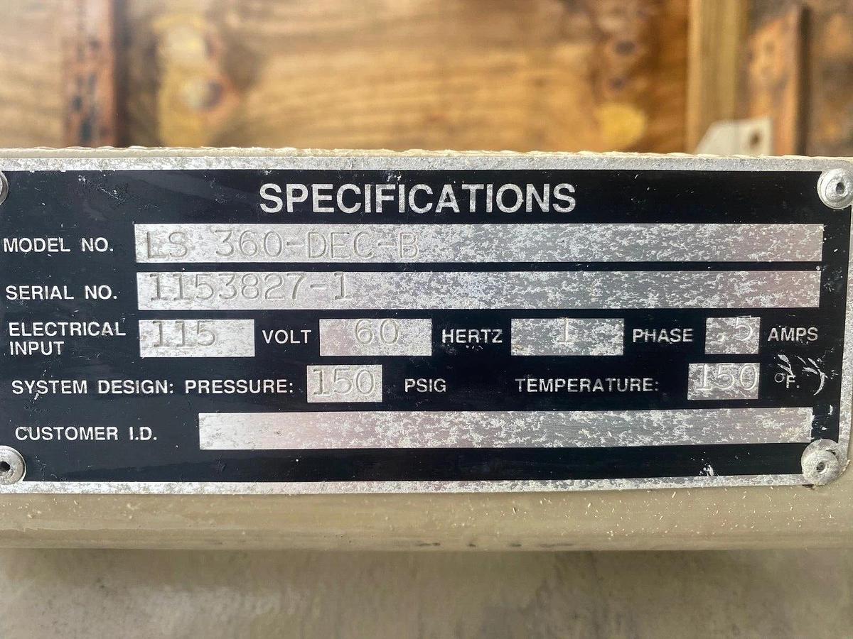 Used Deltech Fair LS 360-DEC-B Heatless Compressed Air Dryer