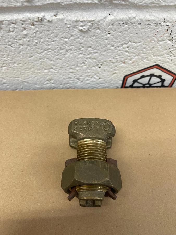 Used Burndy KS31 Split Bolt, 350 Run, 1/0-350 Tap - Lot of 4