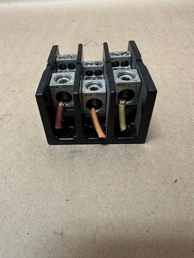 Used Littelfuse LD2570-3, 3 Pole Fuse Block