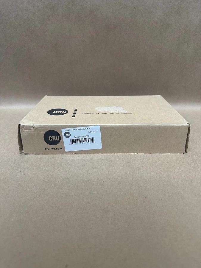 Used CRU 8440-6502-0500 DP10 SAS/SATA, 6GB, Broken SATA Port Shell