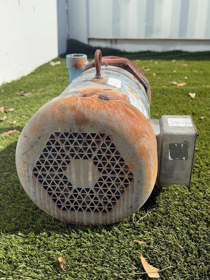 Used Baldor JMM3711T Industrial Motor, 10HP, 3450RPM, 230/460V, 3Ph, 215JM Frame 60Hz